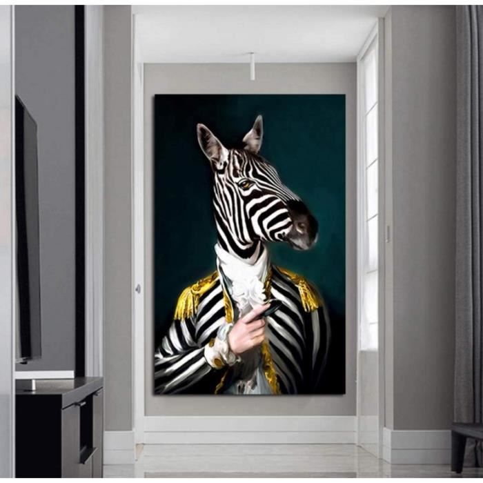 Impression sur verre - Image sur verre - Image abstraite du visage d'un chat dans une expression