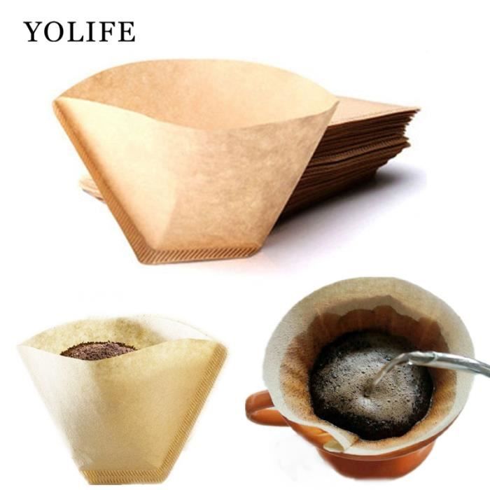 60 Filtres à Café Non Blanchis Format V - Tailles 101, 102, 103 (20 De Chaque), Pour Cafetière Filtre - 6