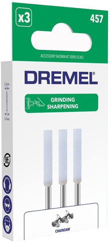 Kit De 15 Pièces Pour Aiguisage Tronçonneuse - Pierres à Meuler 3mm - Idéal Polissage Métaux - Neuf
