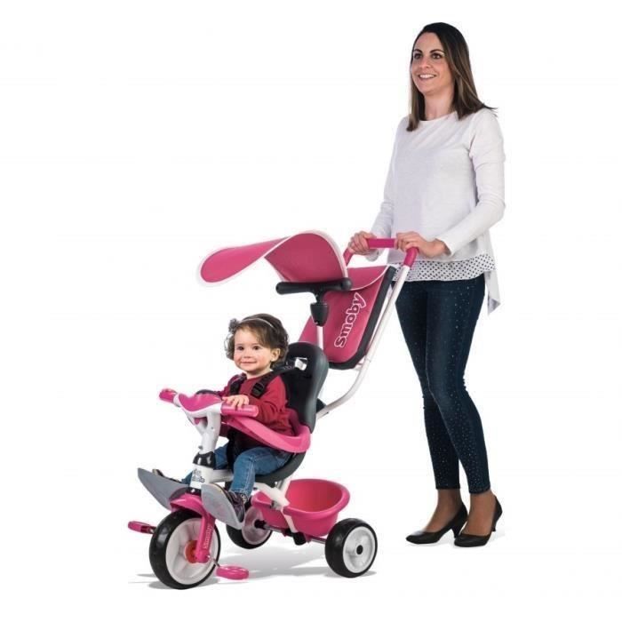 Tricycle enfant évolutif LENA rose