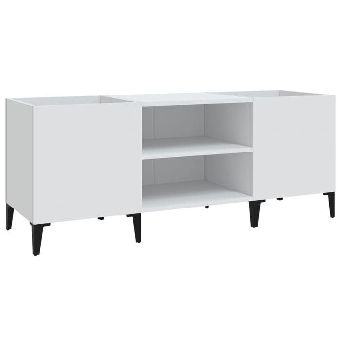 Buffet Armoire Latérale En Bois De Manguier Massif - 110x35x65 Cm - 1 Compartiment + 1 étagère - Style Rustique