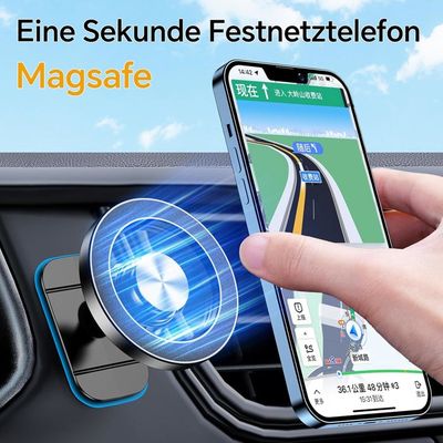 JYFKINN Suport Telephone De Voiture Aimant Compatible Magsafe Porte Telephone Voiture Magnetique Universal Ventilateur Telephone Voiture Pour Iphone 14 13 12 Pro Max Magsafe Pour Tous Les Smartphones