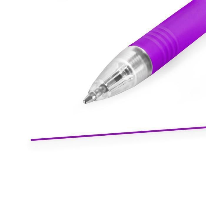 Lot De 6 Stylos Bille Rétractables Zebra Z-Grip Vert - Pointe 1 Mm Encre Fluide Ultra Confort