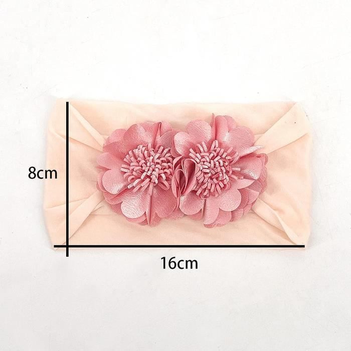 Bandeau Bebe Fille 6-12Mois Bandeaux Hiver Serre-Tête Toddler Infant Baby  Boys Girls Stretch Floral Hairband Headwear 3 Ans[x16461]