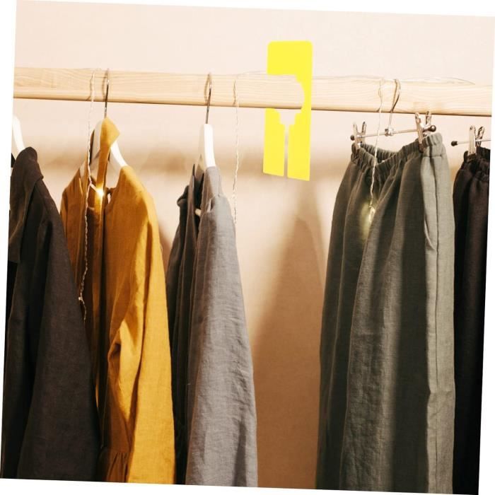 Séparateurs De Taille Pour Cintres - 30 Anneaux Pour Organiser Les Vêtements