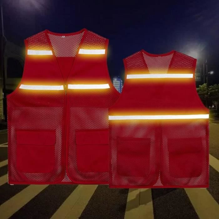 Gilet Haute Visibilité avec zip - C375