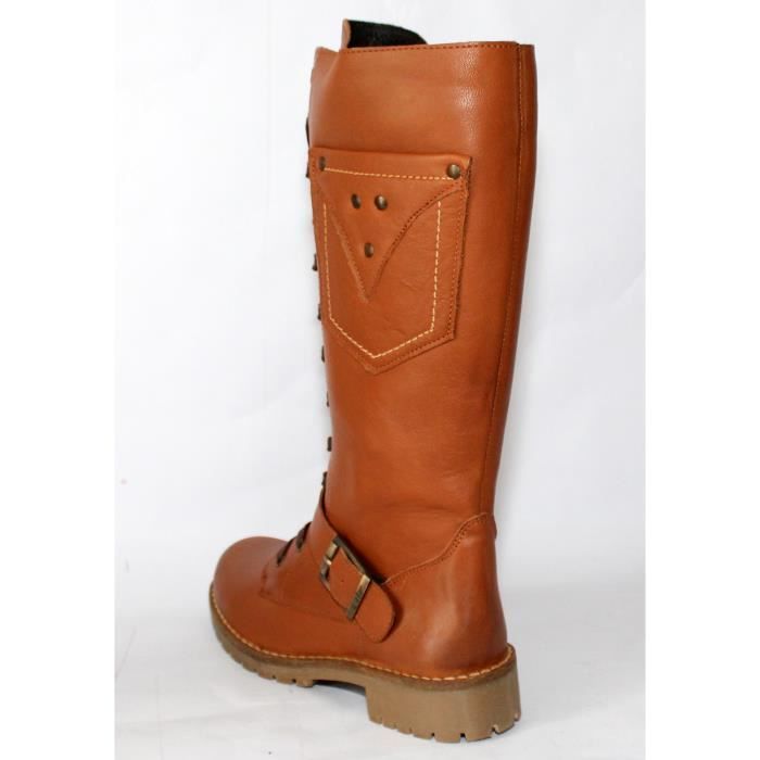 BOTTES FEMME ET ADO CUIR CAMEL T 38 NEUVES CAMEL Cdiscount