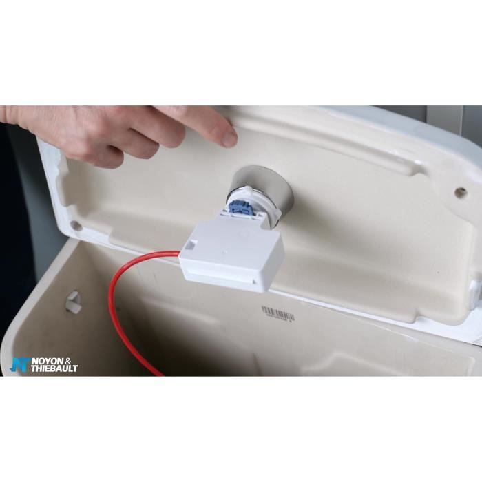 Mécanisme de chasse d'eau WC double poussoir - Cdiscount Bricolage