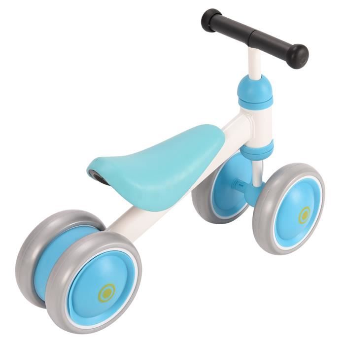 Tricycle Évolutif 4 En 1 Enfant 2-4 Ans - Avec Poignée De Poussée Et Parasol - Vélo D'Équilibre