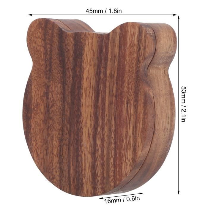 Boîte à Palettes Pour Guitare Shabilly Wood Cartoon Bear Boîte De  Protection Pou