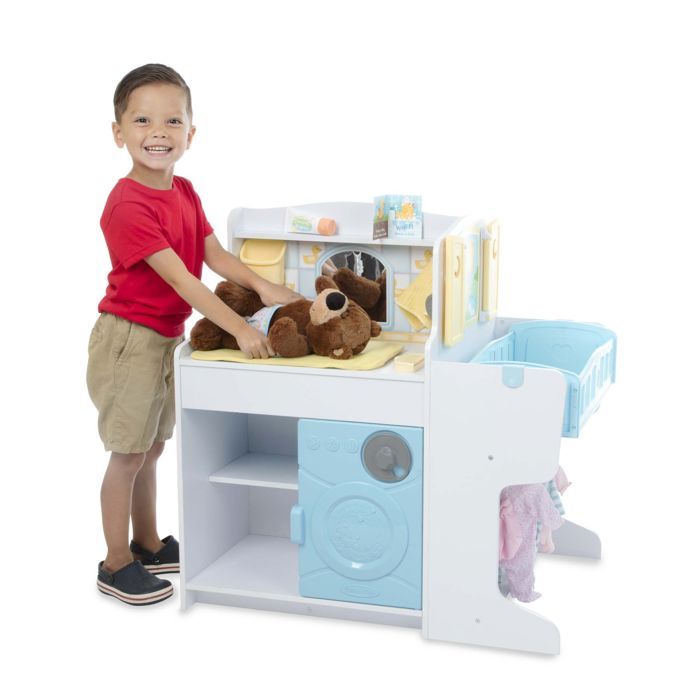 Melissa & Doug Match & Push Spinning Tops Jouet d'apprentissage en bois pour filles et garçons de 2 ans et plus – Certifié FSC