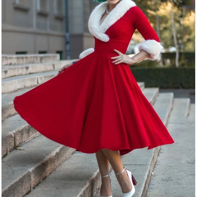 Robe chic pour store noel