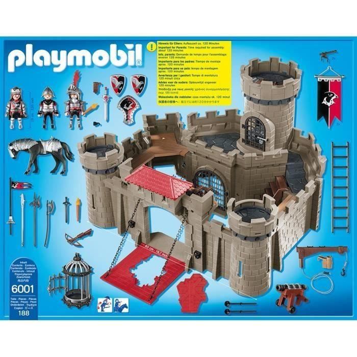 Playmobil 6001 Citadelle des chevaliers de l Aigle Cdiscount Jeux Jouets