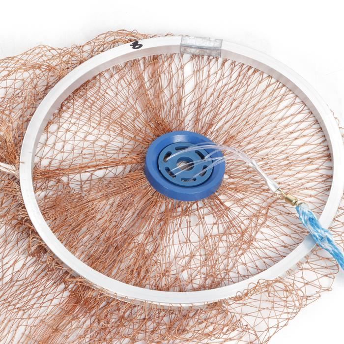 Filet De Pêche à Lancer à La Main ROMACK - 3,6 M, Nylon Résistant, Lest Zinc, Style Américain Pour Mer/rivière
