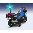 Moto électrique - FEBER - Ma Moto de Police 12V - Vitesses avant et arrière - Feux de police - Sons réalistes-3