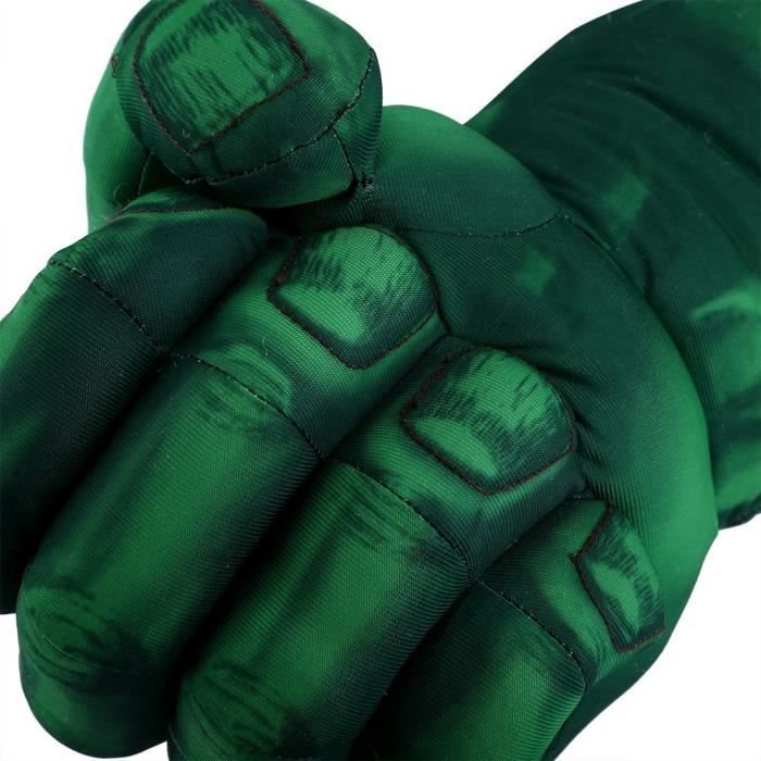 Qiilu accessoires de déguisement de super-héros en peluche Gants Hulk en  peluche de 11 ', gants de boxe Hulk Smash Hands Hulk - Cdiscount Jeux -  Jouets