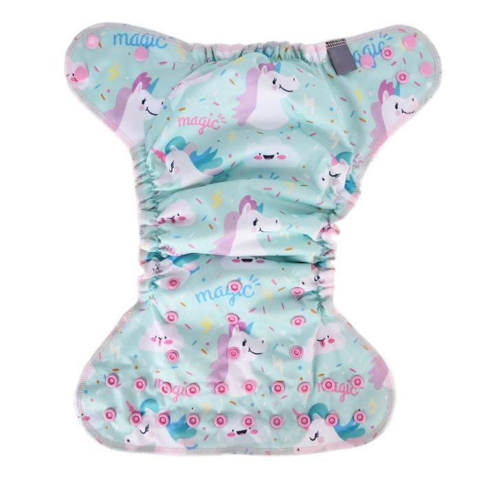 ESTINK Couche Bébé ToutenUn Nouveauné Taille Unique Respirant