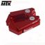 NMAX Moto Agrandir Support de B/équille Lat/érale pour Yamaha NMAX N Max 125 155-Noir+Rouge