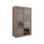 Armoire Design A 2 Portes Coulissantes 120 Cm Coloris Trufle Avec