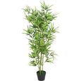vidaXL Plante artificielle avec pot Bambou 120 cm Vert  -JAD-0