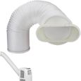 Tuyau de Climatiseur Portable, Tuyau Climatiseur Mobile, Diamètre de 150mm Longueur de 3m, Tuyau Evacuation Climatiseur Mobile, Kit