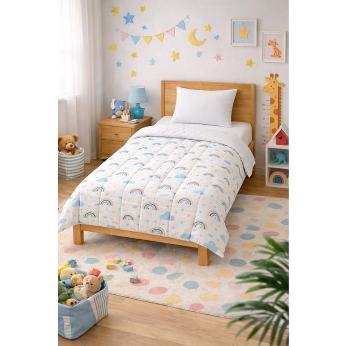 Housse De Couette Bohème 100 % Coton Pour Lit Simple, Rétro Années 1960 Et 1970 - Housse De Couette Avec 1 Taie D'oreiller - Motif Floral - Orange