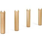 EBAC 4 pieds bois H 22 cm pour sommier métal