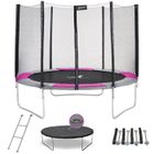 Kangui - Trampoline rond Ø300cm avec filet, échelle, bâche et kit d'ancrage - RALLI 300