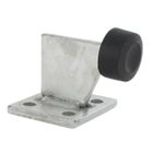 SAMA Butée de portail Acier zingué blanc 62mm Fixations au sol