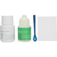 Atyhao ciment polycarboxylate dentaire Ciment polycarboxylate de zinc liquide 15 ml, poudre de ciment hygiene dents