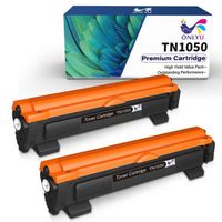 Toner TN1050 Compatible avec Brother TN1050 pour Brother DCP-1510 DCP-1512 DCP-1610W DCP-1612W  MFC-1910W HL-1110 HL-1210W lot de 2