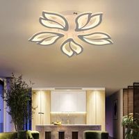 Dorlink® Plafonnier LED, Plafonnier Chambre Design 65W 3500K Lustre LED Moderne pour Salon Cuisine