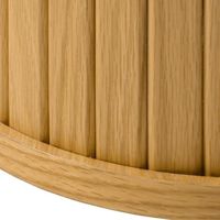 Table basse bois naturel alba - 90X90cm
