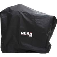 Housse de protection pour barbecue - NEKA - L. 125 x l. 70 x H. 90 cm - Noir - Polyester