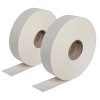Lot de 2 bandes joint US papier Semin pour réaliser les joints des plaques de plâtre en association avec un enduit - 150 m