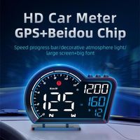 KIT D'AFFICHAGE DE LA VITESSE AU PARE-BRISE 1 PCS - Hud-Compteur de vitesse GPS numérique pour Affichage tête haute