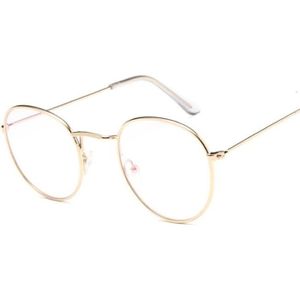 lunette ronde or homme