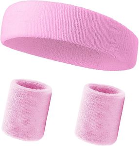 BANDEAU - SERRE-TÊTE Lot de 3 bandeaux de sueur lavables et respirants 