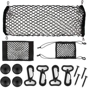 LXSTARS Filet de rangement pour voiture filet de rangement élastique caravane bateau 