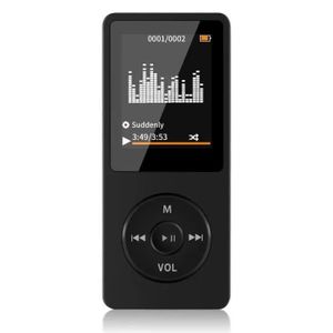 LECTEUR MP3 ANTCOOL 16GB MP3 Bluetooth 50 Battery Life High Fi