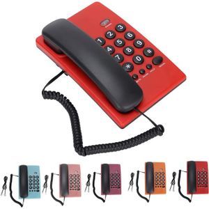 Téléphone fixe Téléphone Fixe Fixe, Téléphone Filaire Kx‑T504 Tél