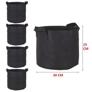BE-TOOL Lot de 200 sacs de culture non-tiss/és biod/égradables et respirants blanc