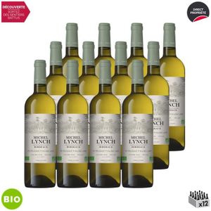 VIN BLANC Bordeaux Vin Biologique Blanc 2021 - Bio - Lot de 