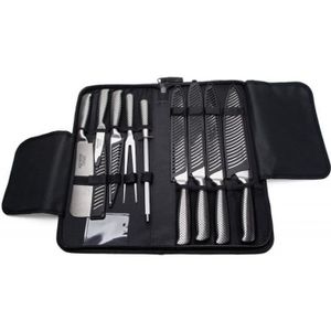Lot De Couteaux De Chef Eclipse De Ross Henery Professional 9 Pieces En Acier Inoxydable De Grande Qualite Avec Etui De Trans Achat Vente Couteau De Cuisine Lot De Couteaux