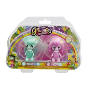 FIGURINE - PERSONNAGE Glimmies Rainbow Friends - Giochi Preziosi - Flora & Mousy - Figurines à collectionner