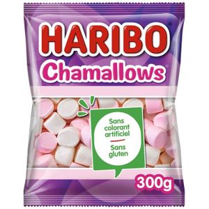 BONBONS CRÉMEUX LOT DE 4 - HARIBO - Bonbons Chamallows - paquet de