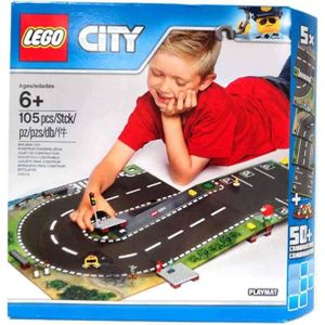 ASSEMBLAGE CONSTRUCTION LEGO Tapis de Jeu City 2017 - Presente ta Ville de