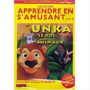 JEU PC Jeu PC Unka Le roi des animaux - Apprendre en s'amusant