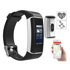 BRACELET D'ACTIVITÉ Bracelet fitness à écran couleur avec GPS et application pour 24 sports FBT-200.gps