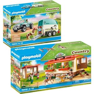 FIGURINE - PERSONNAGE Playmobil - Figurine miniature Country - Box de po